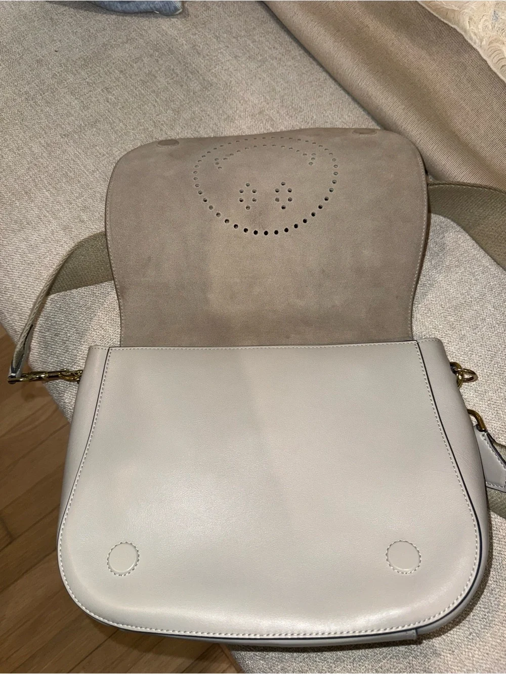 Anya Hindmarch sleek gray